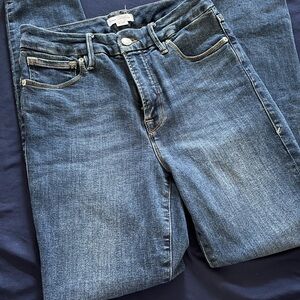 Good American Dark Blue Straight Jeans